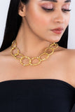 Miharu Beaded Oval Collar Necklace