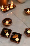 Vasant 4 Lotus Design 
Tealight Set of 2