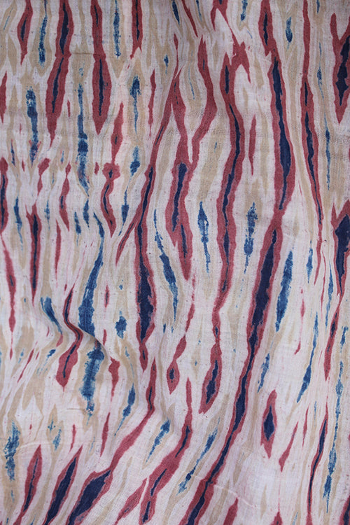 Creative Bee 'CUEVA' Natural Dyed Shibori Cotton Fabric (0.5 Meter)