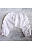 Whitewater Kids Unisex Organic Checks Angrakha Top With White Pants