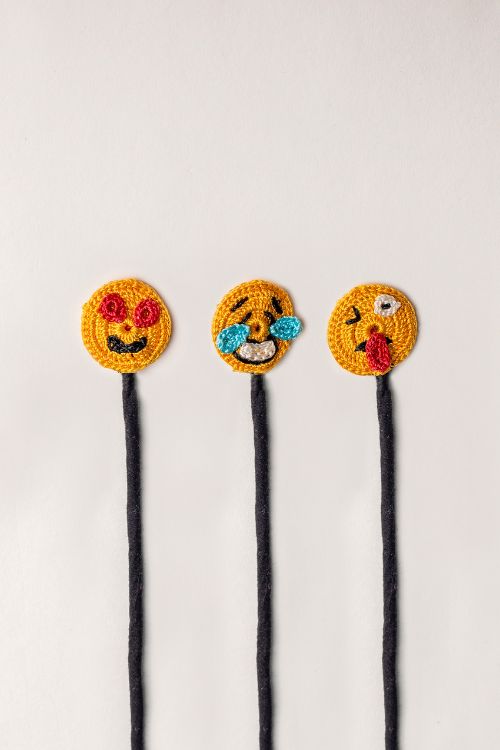 Samoolam Cable Organiser (Set Of 3) Emojis