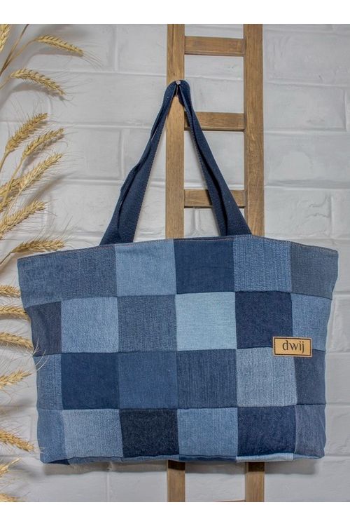 Dwij Chequered Tote