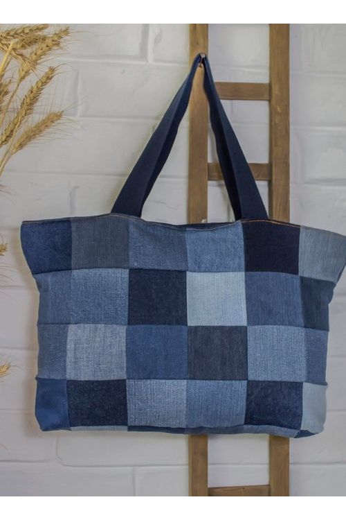 Dwij Chequered Tote