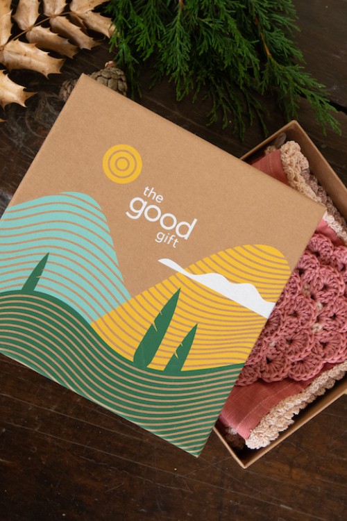 The Good Gift, Coasters & Napkins Combo, Anamika, Pink