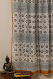 Sootisyahi 'Sparkling Stars' Handblock Printed Voile Cotton Curtain