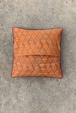 Shrujan ‘Jaipur’ 40cm X 40cm Multi-coloured Hand Embroidered Handloom Cotton Cushion Cover Pair
