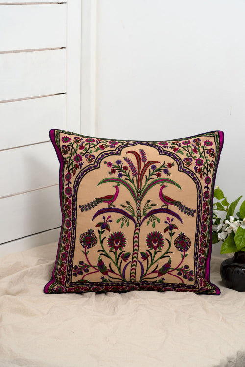 Embroidered Cushion Cover By Shrujan