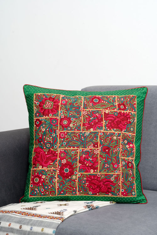 Sodha Pakko Embroidered Cushion Cover