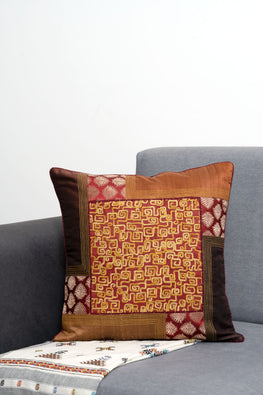 Shrujan Sodha Pakko Hand Embroidered Cushion Cover