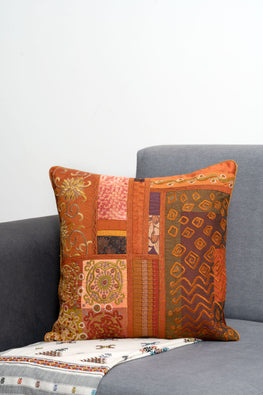 Shrujan Hand Embroidered Cushion Cover