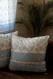 Sootisyahi 'Ambar' Handblock Printed Cotton Cushion Cover Set-35