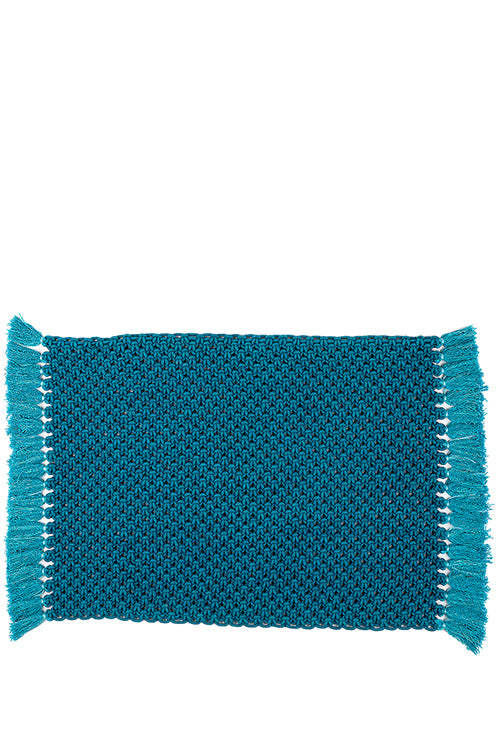 One 'O' Eight Knots Classic Hand-Knotted 100% Cotton Placemat (set of 2)
