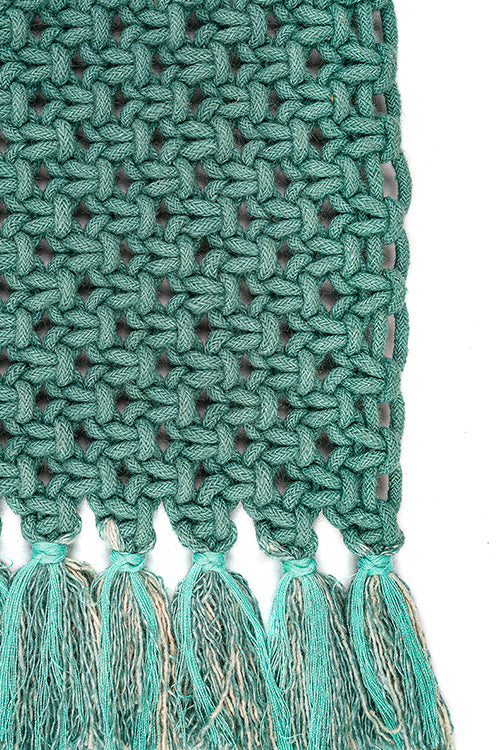 One 'O' Eight Knots Classic Hand-Knotted 100% Cotton Placemat (set of 2)