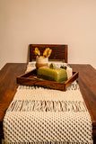 Classic Hand Knotted Cotton Table Runner Online