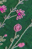 Okhai 'Elm' Hand Embroidered Cotton Handloom Cushion Cover