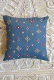 Okhai 'Souvenir' Kutchi Mirror Work Pure Cotton Cushion Cover