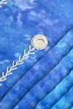Okhai 'Nightfall' Cotton Scratch Tie and Dye Cushion Cover