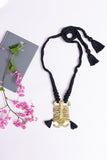 Miharu Brass Thread Matinee Necklace D11d