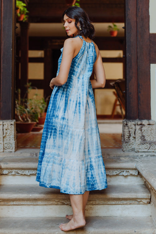 Okhai 'Shaam' Tie-Dye Pure Cotton Dress