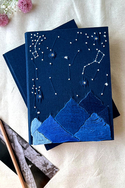 Okhai 'Mundane Dreams' Hand Embroidered Diary