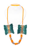 Miharu Brass Thread Matinee Necklace D35d