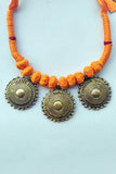 Miharu Brass Thread Choker Necklace D53b