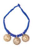 Miharu Brass Thread Choker Necklace D53c