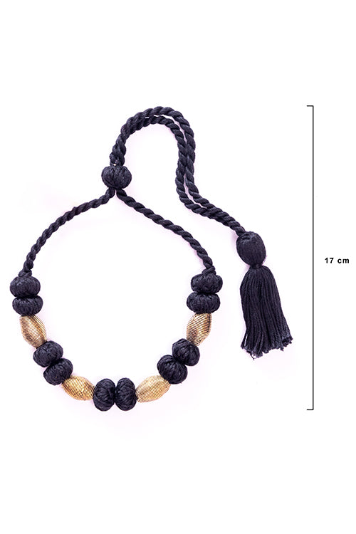 Miharu Brass Thread Choker Necklace D63c
