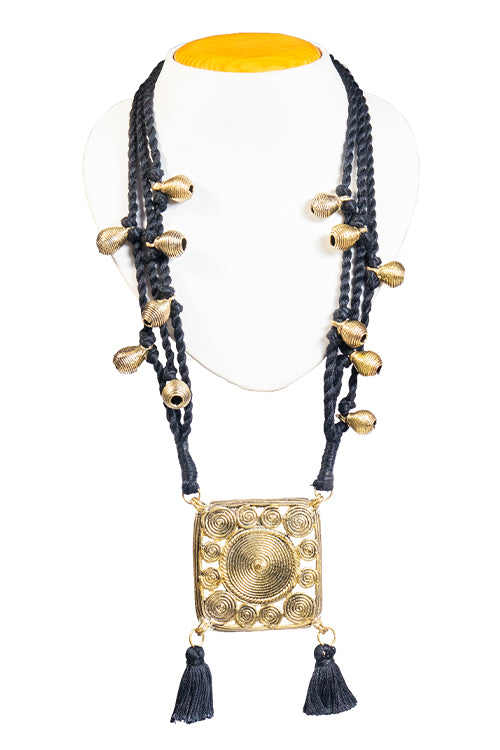 Miharu Brass Thread Princess Necklace D79a