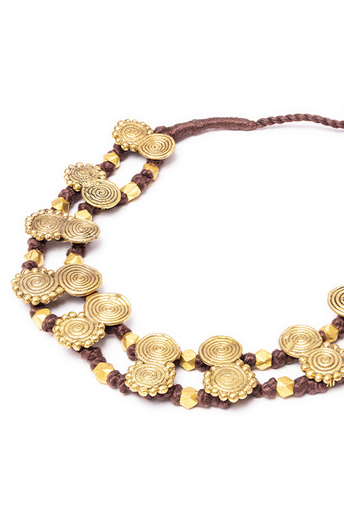 Brass Thread Choker Necklace D84 – Okhaistore