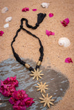 Miharu Dhokra Flower Thread Necklace D94