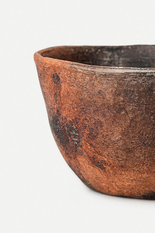 Ikai Asai Balck Clay Round Salad Bowl