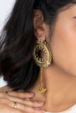 Miharu Floral Statement Hook Earrings
