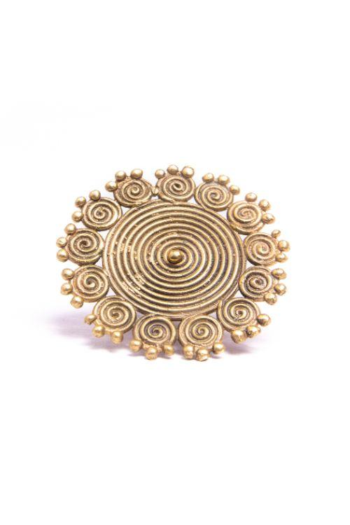 Buy Okhai Circular Brass Ring Online