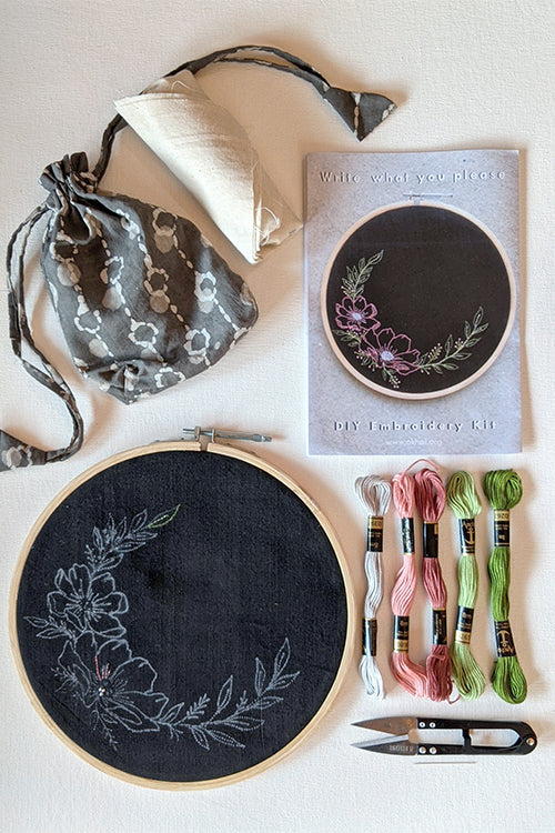 Okhai 'Write Your Own Fonts' DIY Hoop Embroidery Kit