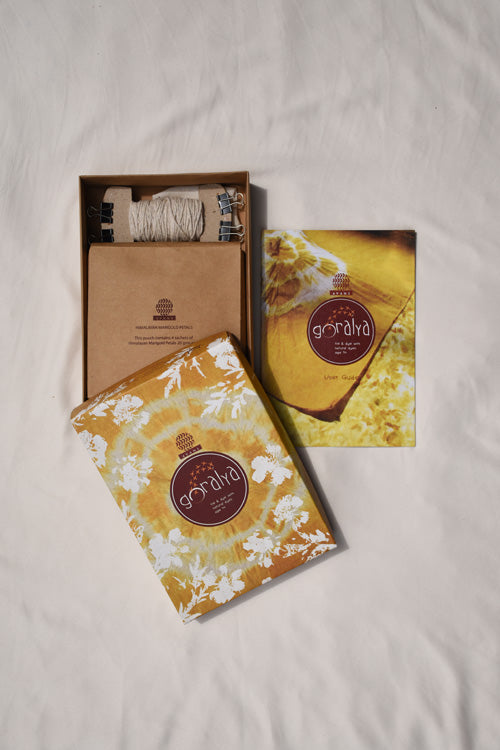 Avani Kumaon Tie & Dye Kit - Marigold Yellow