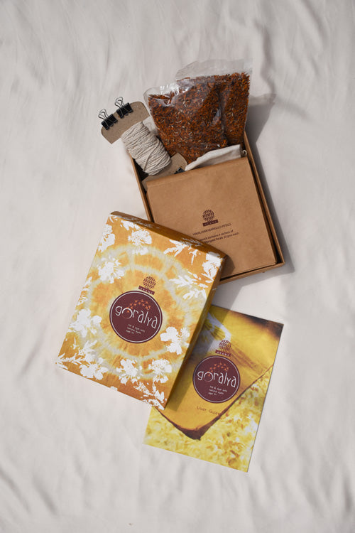 Avani Kumaon Tie & Dye Kit - Marigold Yellow