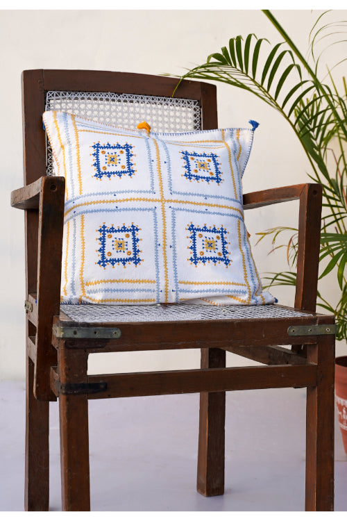 Urmul 'Saanjh'Handembroidered Cushion Cover