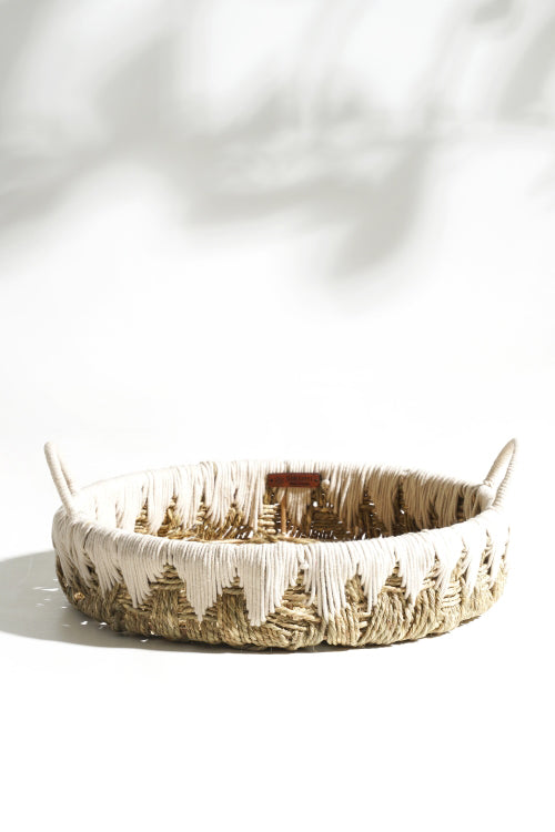 Sirohi Kaia Conical Moonj Brunch Tray