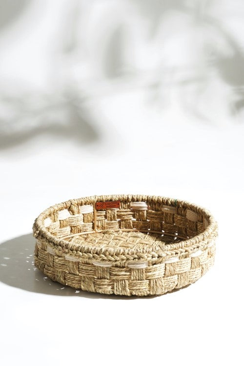 Sirohi Ivory Moonj Organizer Tray