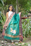 Pichwai Handpainted Pure Maheshwari Silk Dupatta