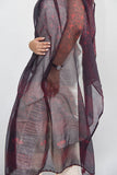 Sadhna 'Bawli' Black Kotadoriya Applique Work Cotton Dupatta.