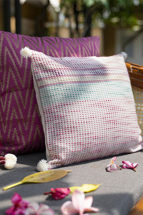 Onset Homes Dash Cushion Cover-French Rose