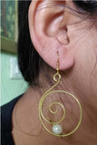 Miharu Spiral light earrings