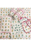 Earthen Nest Hand Block Printed Kids Furnishings- Tiger