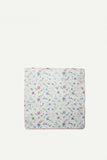 Ikai Asai Block Printed Table Napkin single pc with Pink Border