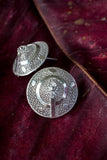 Silver Linings Cone Handmade Silver Filigree Studs Earrings For Women