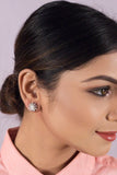 Silver Linings "Chakri" Silver Filigree Handmade Studs Earrings