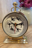 FroggMag Handpainted Table Clock - Warli - Circle of Birds