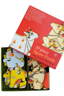 Froggmag "Pichwai Cows" 20 Pieces Jigsaw Puzzle